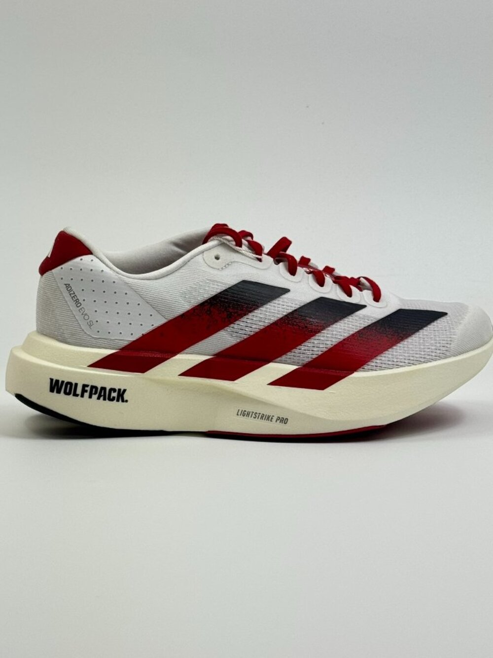 Adidas Adizero Evo SL x NCAA 'NC State' JQ4571 size 5 M / 6 W
